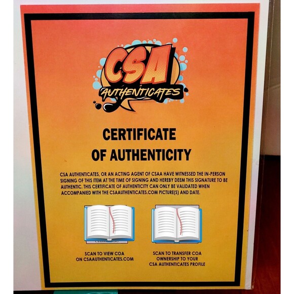 SPIDER-MAN 2 #1 Gamerverse Signed By Cristos Gage w CSA C.O.A. Todd Nauck Cover - Picture 8 of 8